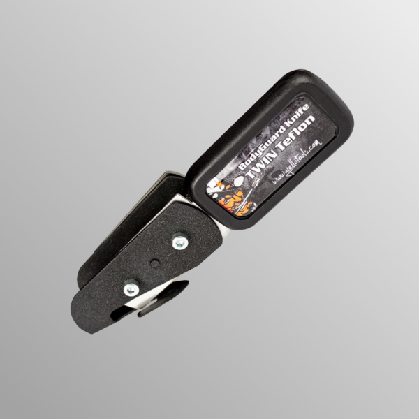 BodyGuardKnife Twin Teflon Doble Cuchillo corta liner YelloTools Chile